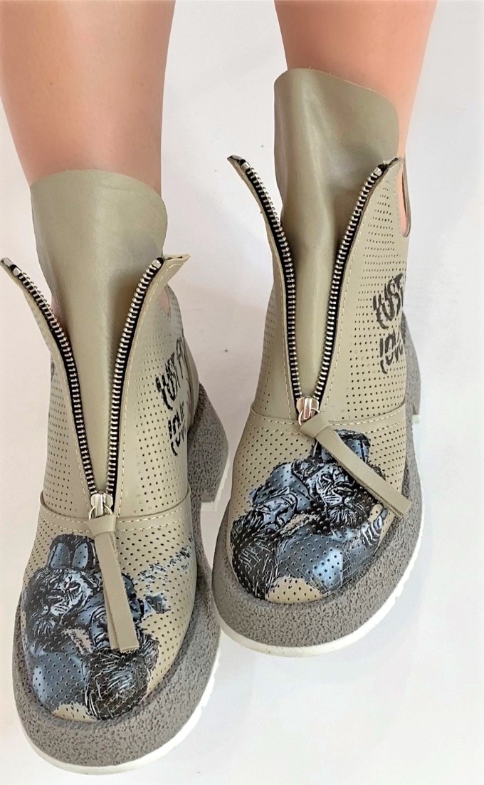 Ботинки женские МАГЗА с замком спереди - Интернет магазин обуви
